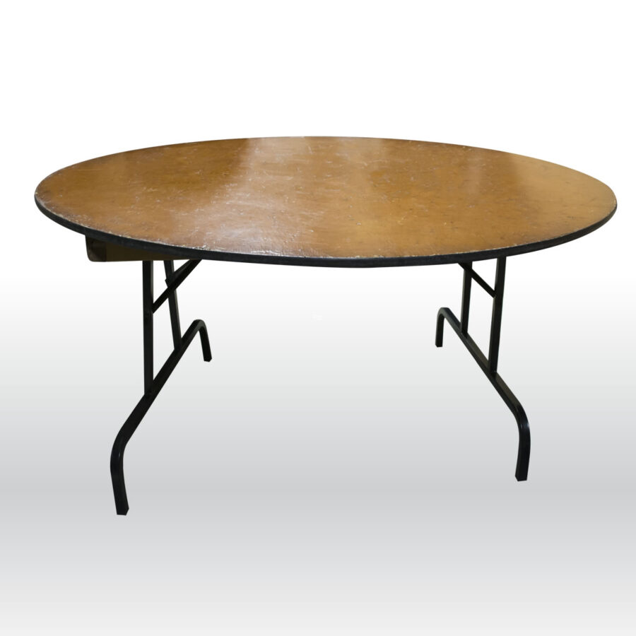 Featured image for “5′ Round Tables | Wood”